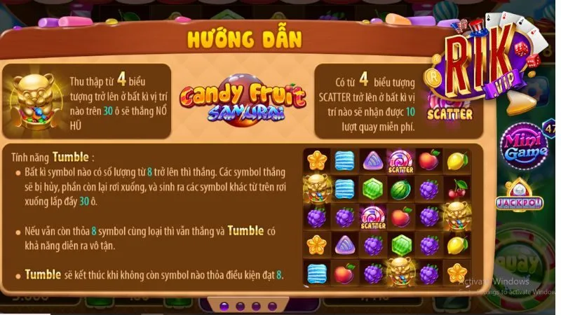 Hướng dẫn chơi Candy Fruit Samurai tại RikvipBước 1: Tạo tài khoản trên Rikvip